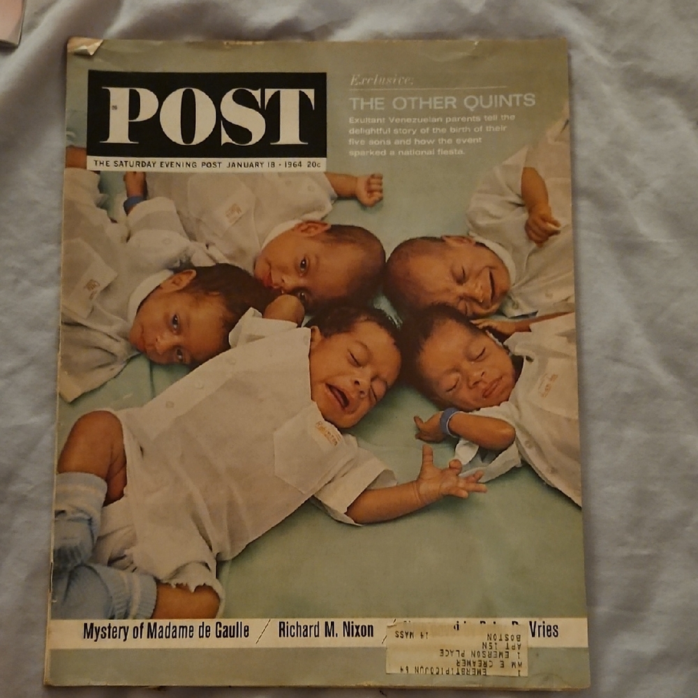 Vintage Saturday Evening Post Magazine Cover